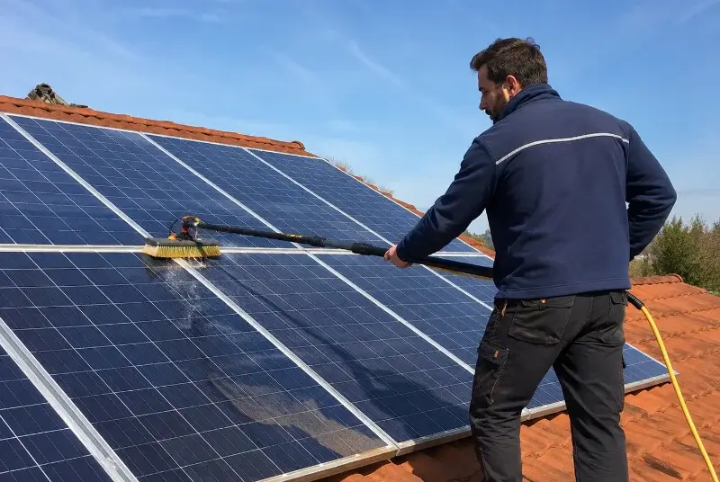 Nettoyage et entretien de panneaux solaires à Crach